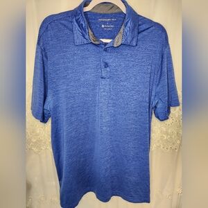 Member's Mark Performance Polo Shirt Men's Large Lot of 2 Bundle Green Blue